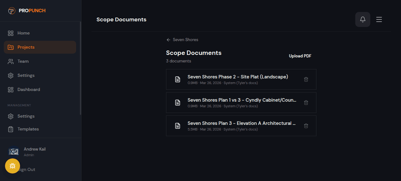Units in progress showing installer assignments and completion status